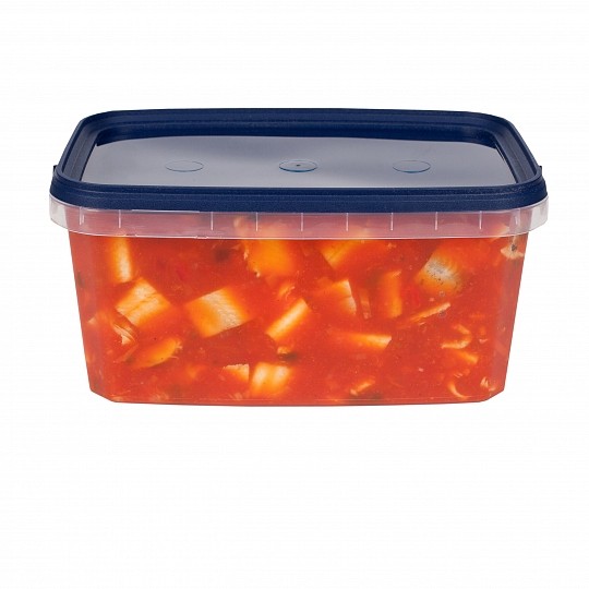 Grafika Śledziki w sosie salsa
